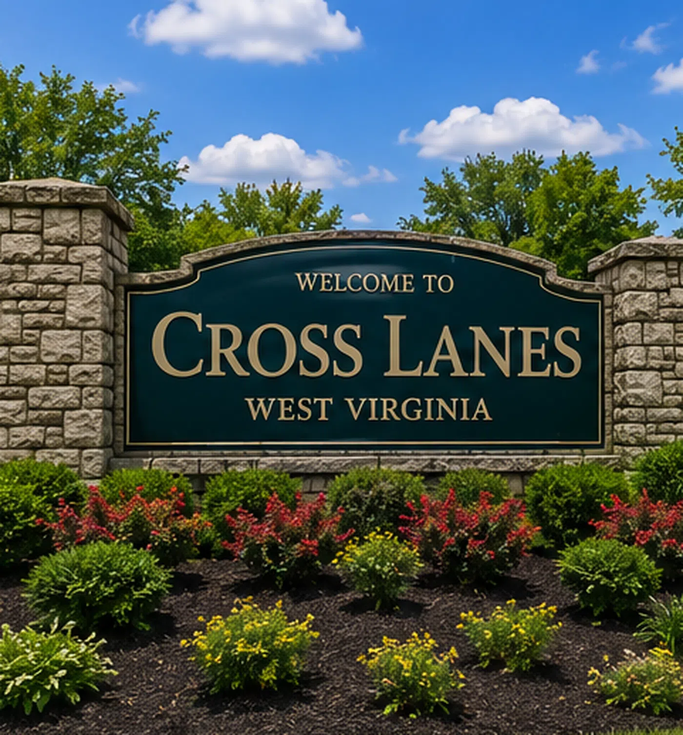 Cross Lanes WV community landmark near local tree service area