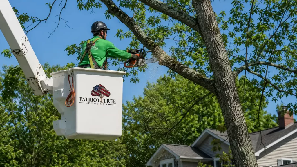 Patriot Tree Experts providing tree trimming service in Charleston WV
